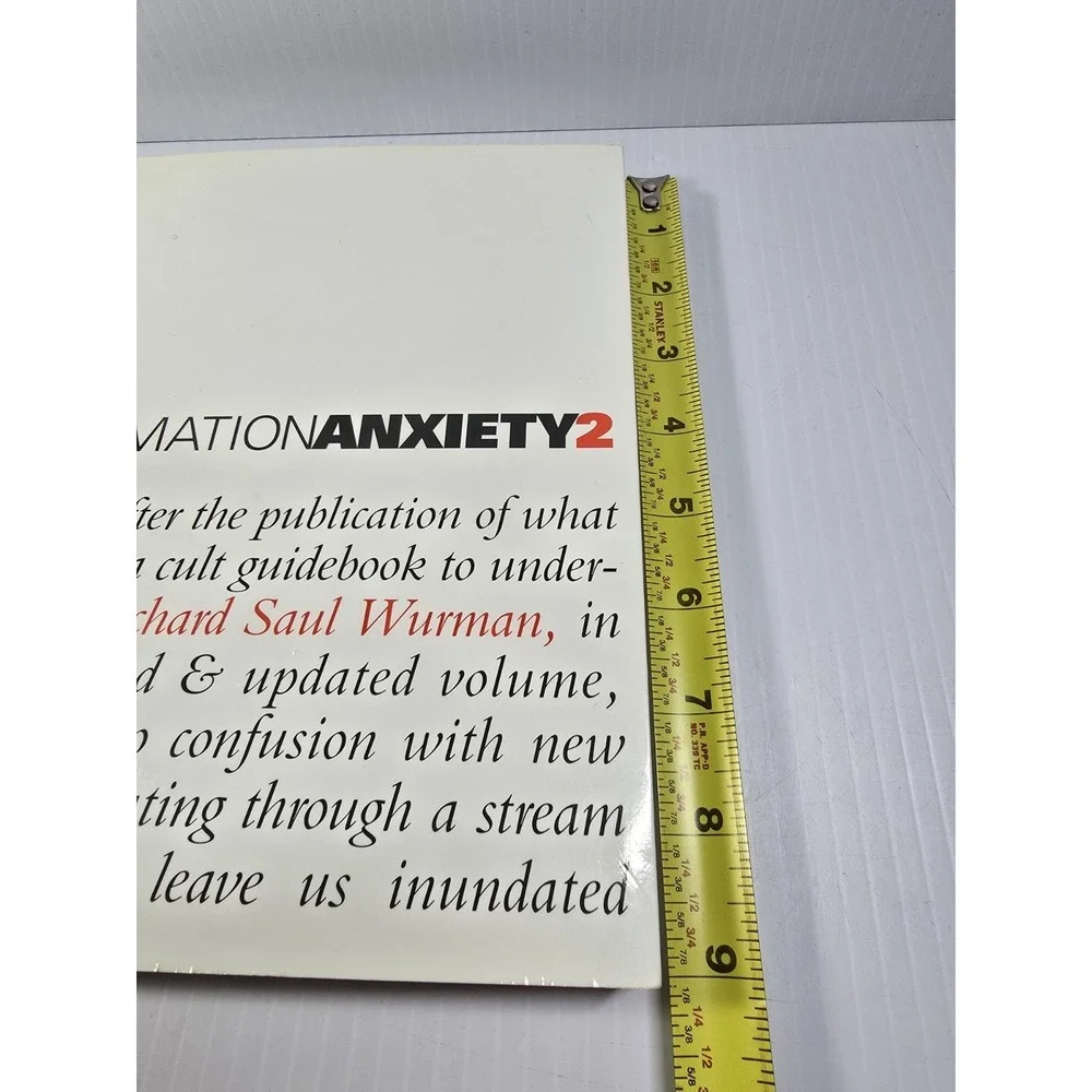 Information Anxiety 2 by Richard Saul‎ Wurman (2000, Trade Paperback)